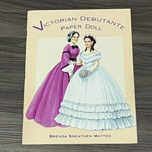 Vintage 1997 Victorian Debutante Paper Doll Book Dover Uncut